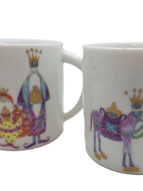 Two "Three Kings" Coffee Mugs